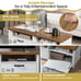 Media Entertainment Center Console TV Stand