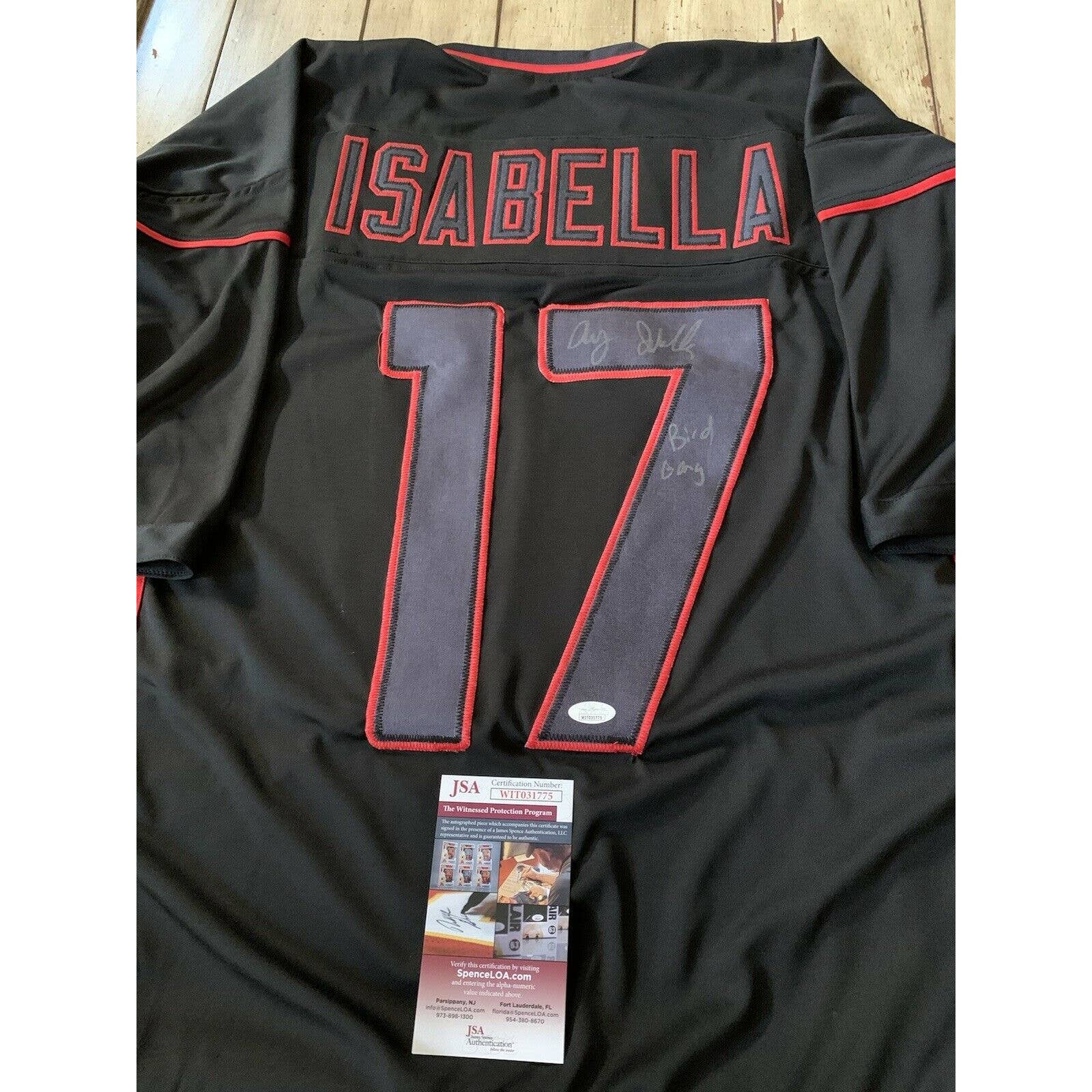 Andy Isabella Autographed/Signed Jersey JSA COA Arizona Cardinals