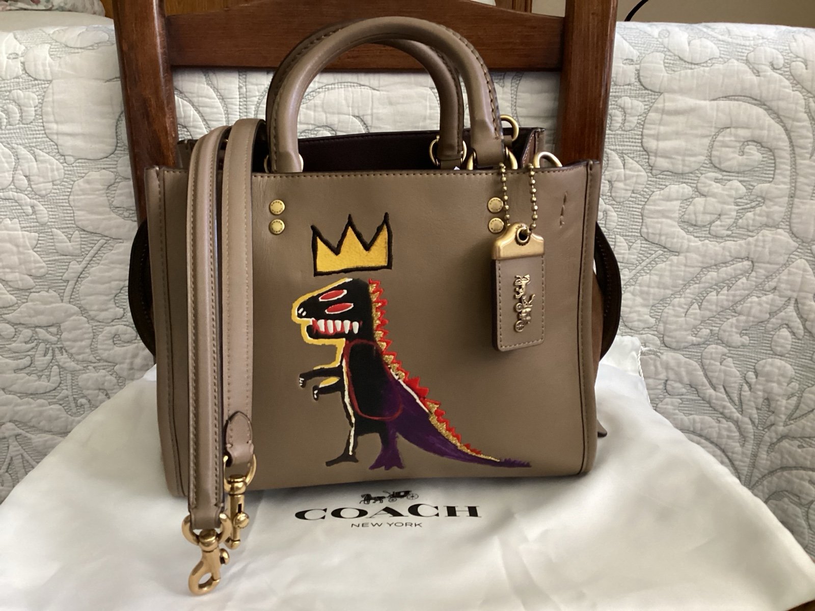 Coach X Jean Michel Basquiat Rexy Rogue 25 Bag