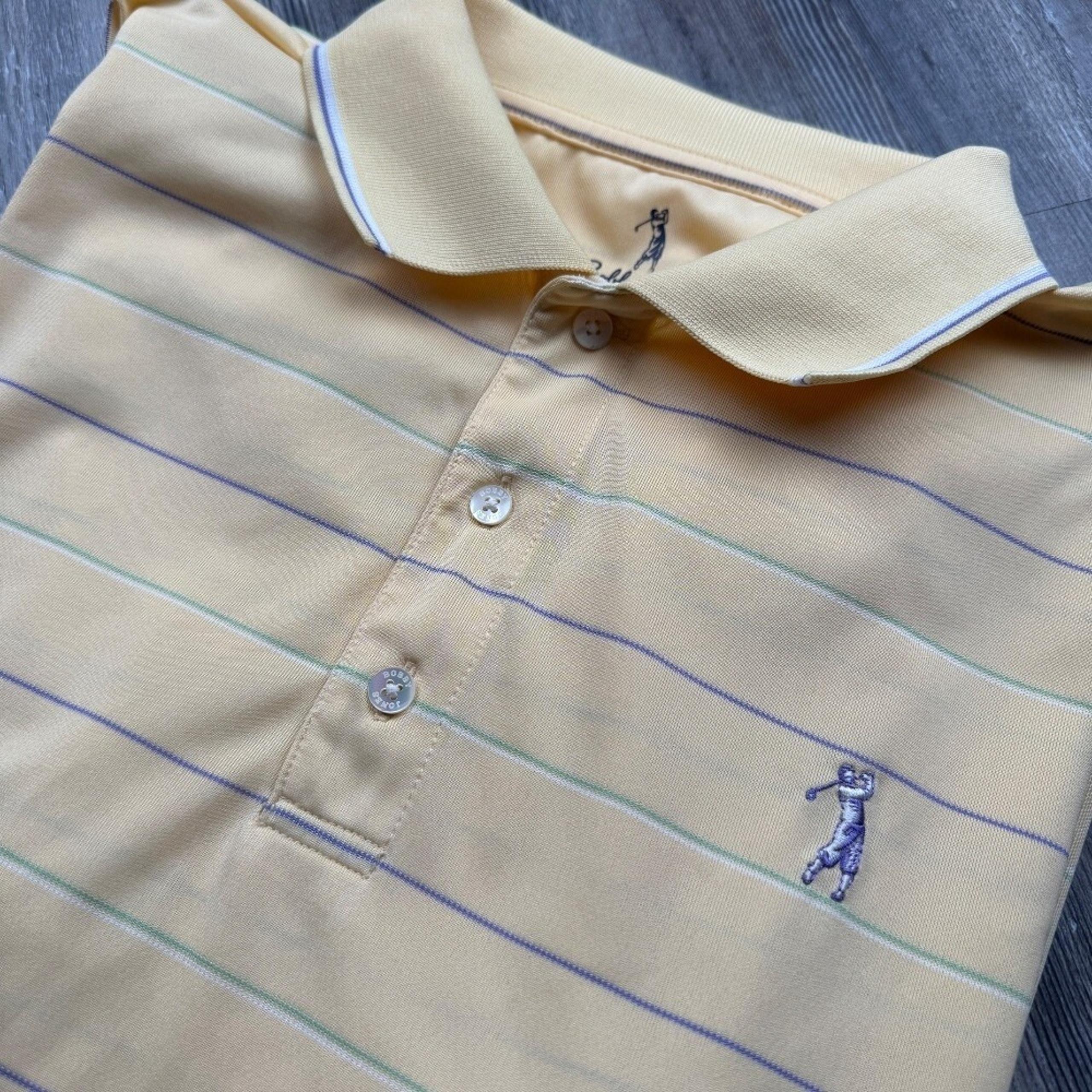Bobby Jones Performance Men's Large Short Sleeve Polo Golf