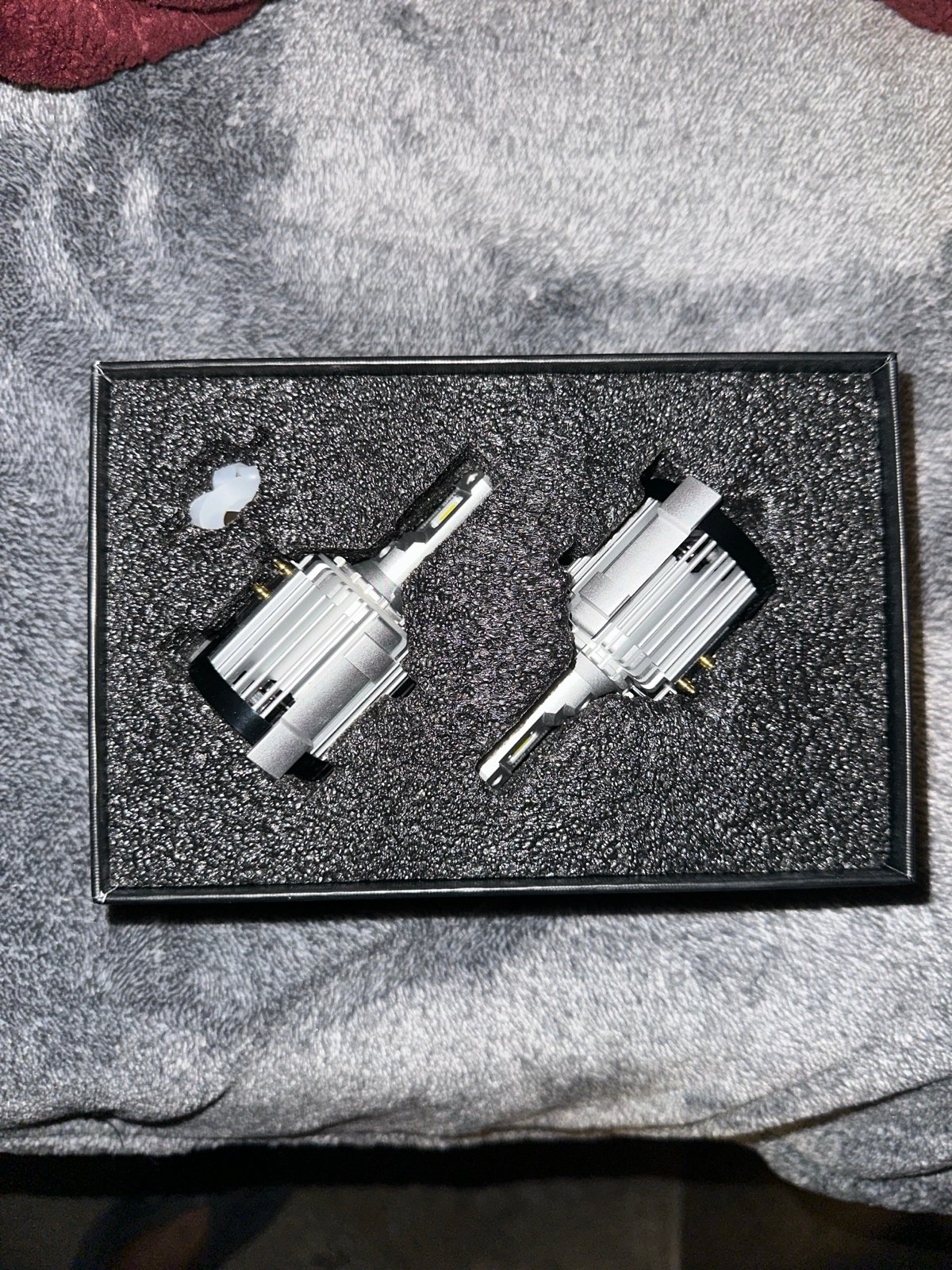 H7 LED Bulb w/Retainer Adapter Fit for Volkswagen Golf Passat GTI Tiguan Mercede
