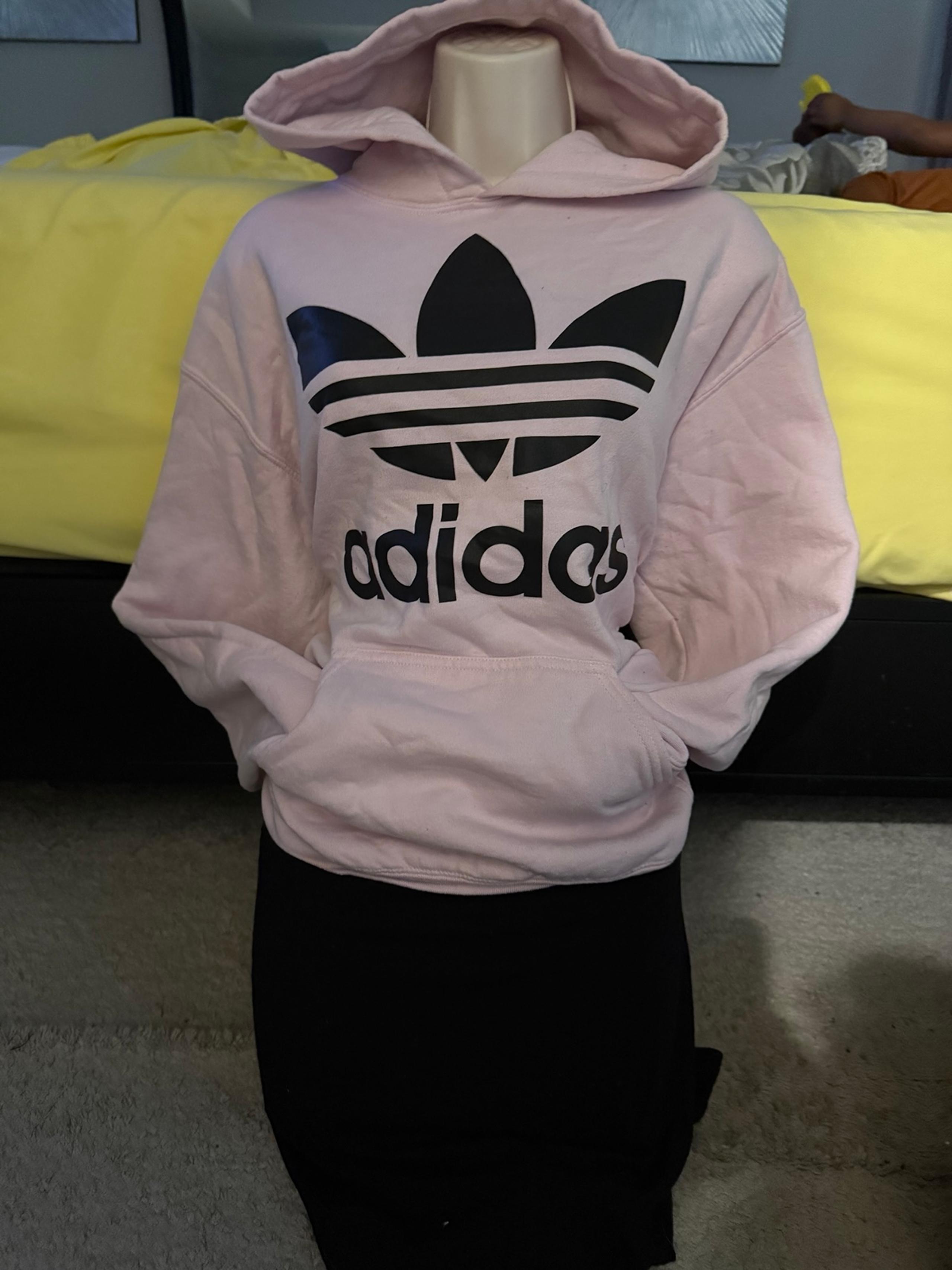 Pink and Black Sweatshirt Hoodie