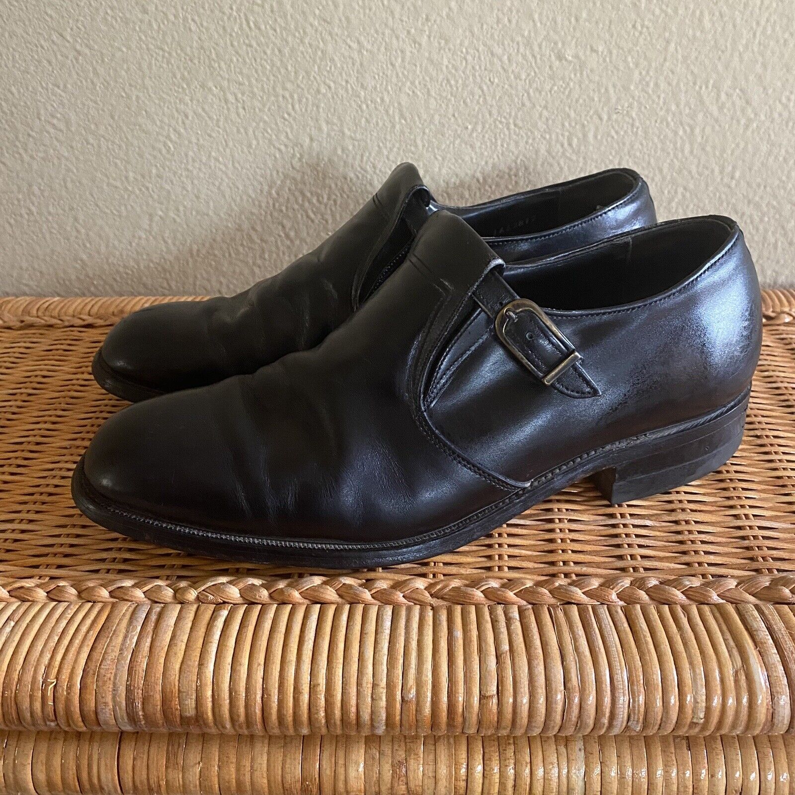 O'Sullivan's Dress Shoes 10 D Executive Imperials Wingtip Brogues Leather USA