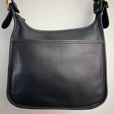 Vintage Coach Black Legacy Zip Crossbody Bag