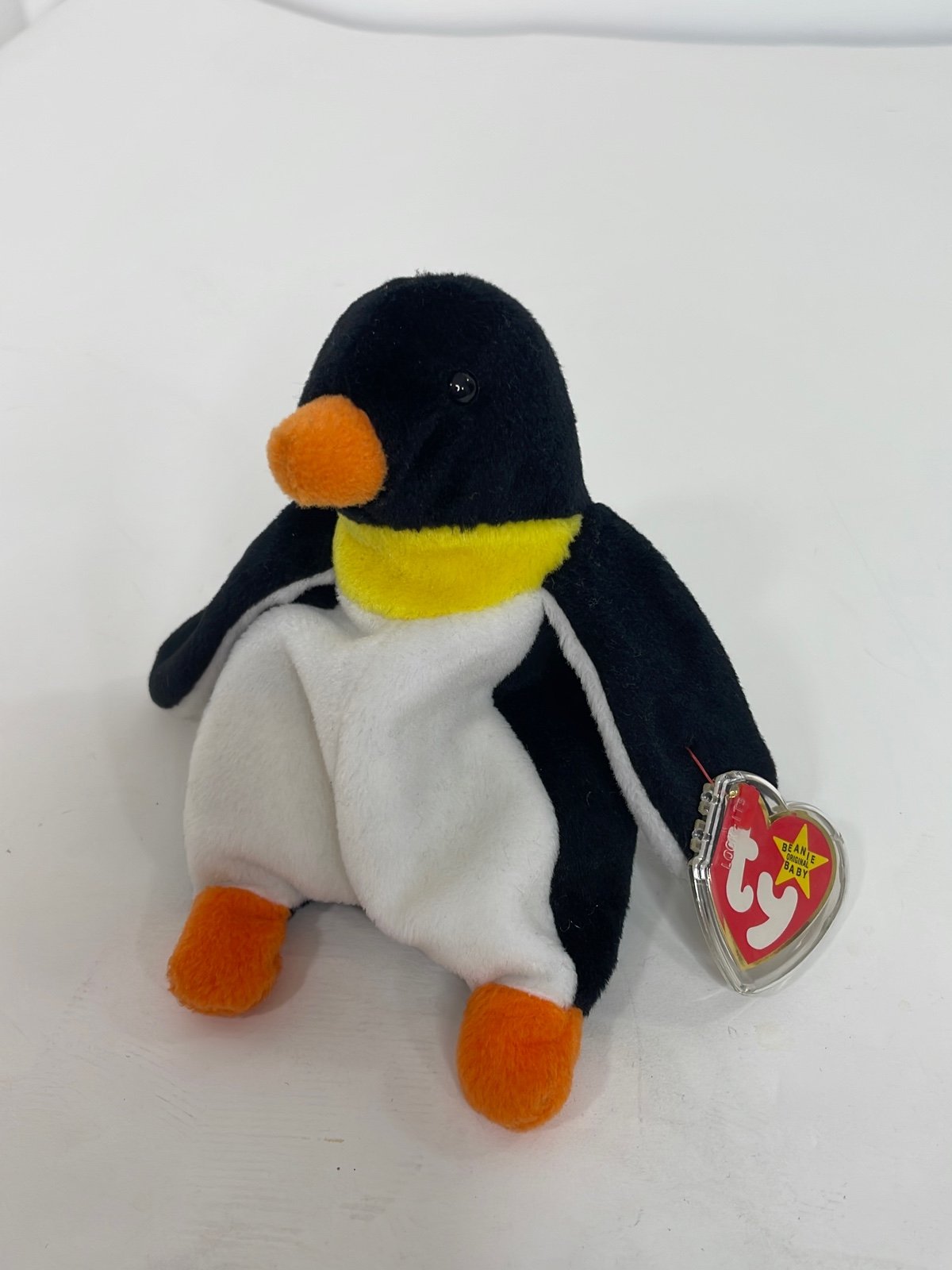 Ty Beanie Babies Waddle the Penguin 1995 Plush Beanbag Toy 3+ Vintage Retired