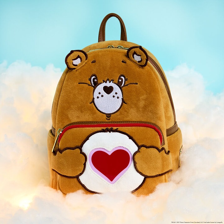 Care Bears Exclusive Tenderheart Bear Plush Cosplay Light Up Glow Mini Backpack