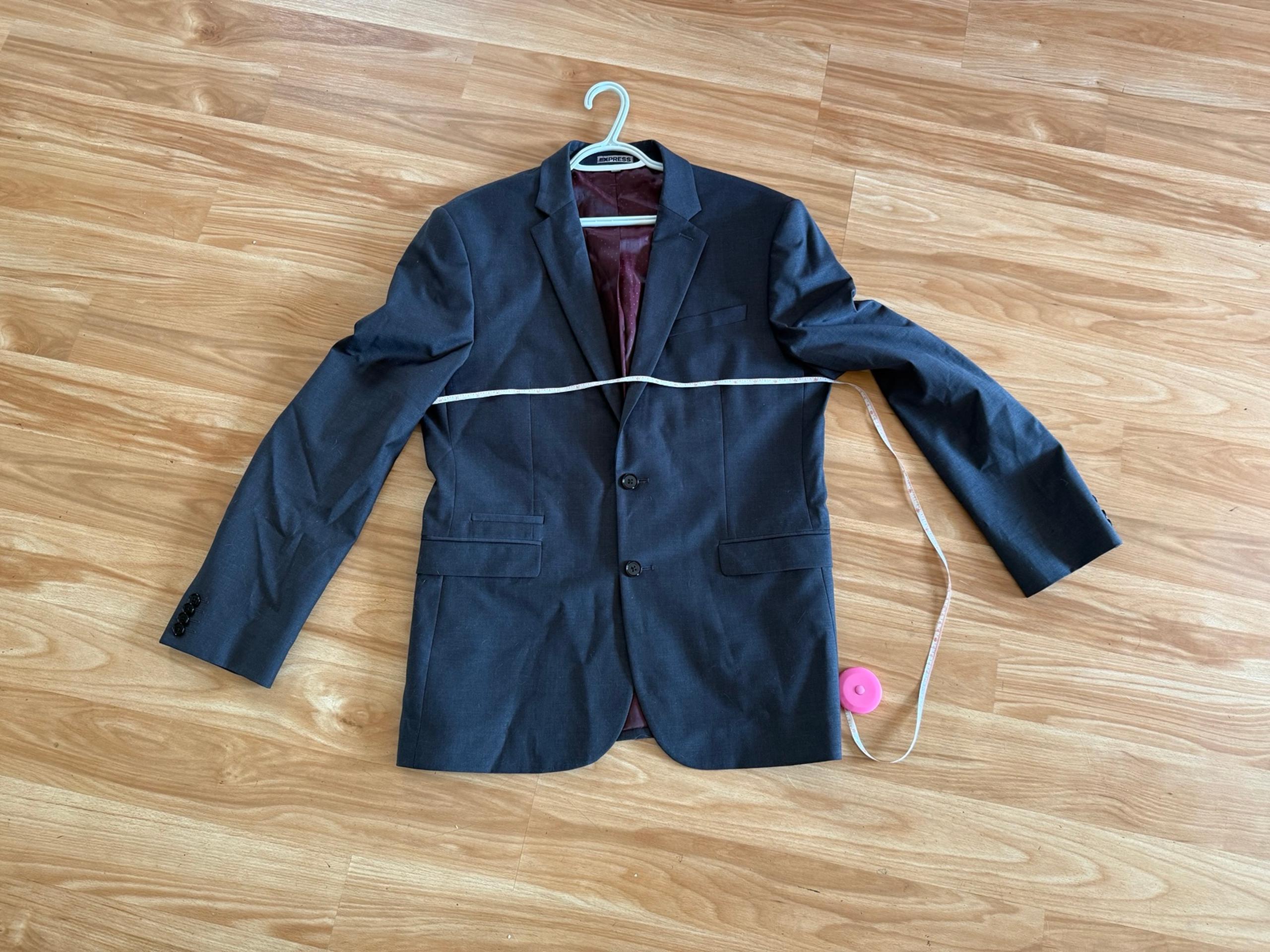 Men’s EXPRESS Photographer Slim Fit Wool Blend Blazer Sport Coat Jacket - 40R