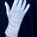 Martelli Italian Gloves, Powder Blue, Size 8, Handcrafted Kid Leather, Unlined