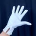 Martelli Italian Gloves, Powder Blue, Size 8, Handcrafted Kid Leather, Unlined