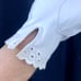Martelli Italian Gloves, Powder Blue, Size 8, Handcrafted Kid Leather, Unlined