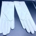 Martelli Italian Gloves, Powder Blue, Size 8, Handcrafted Kid Leather, Unlined