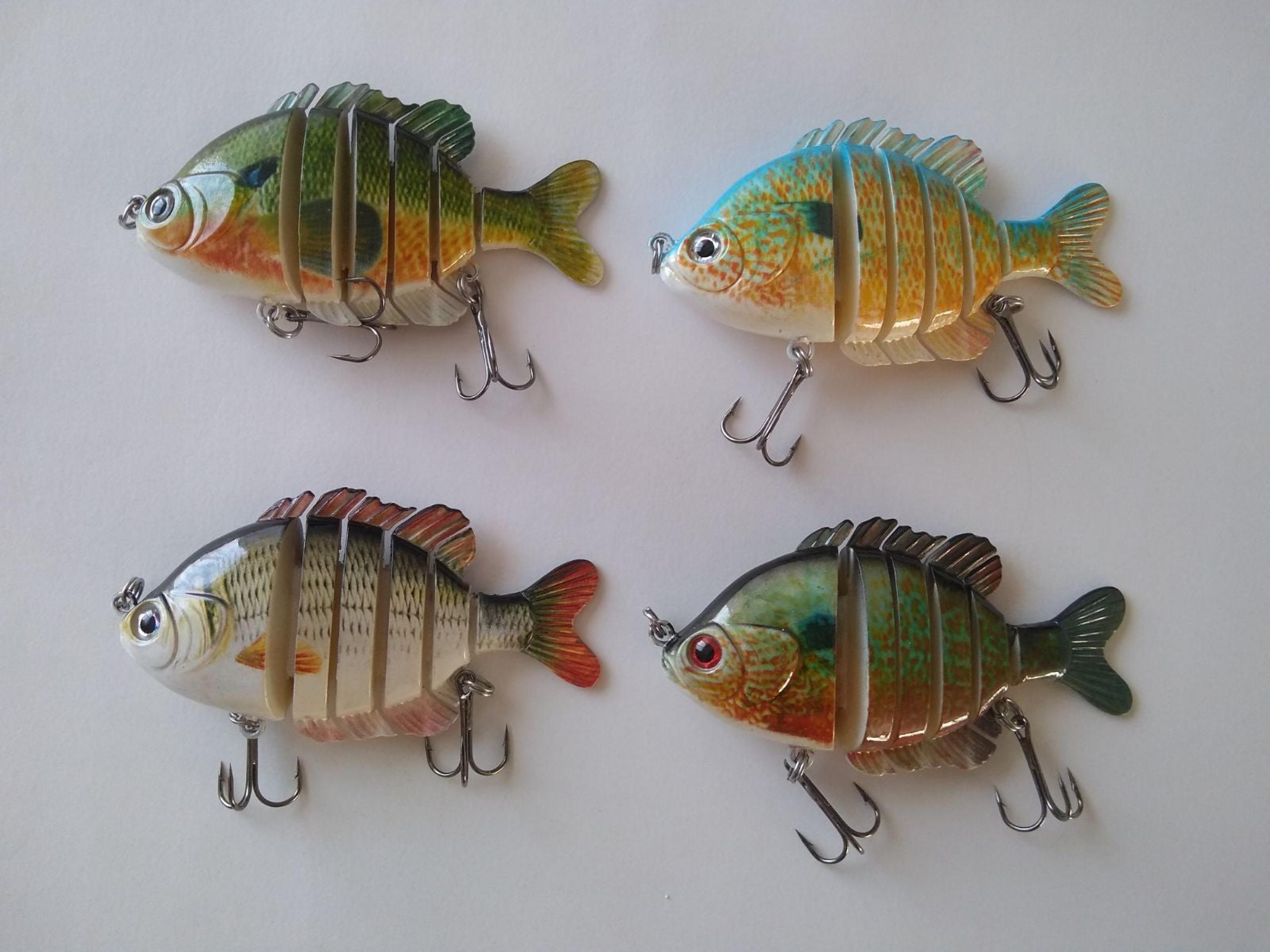 Lifelike bluegill swimbait 4pack lot