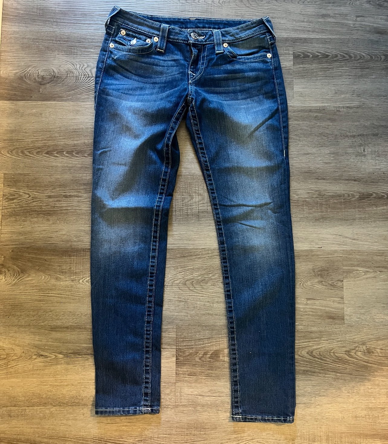 True religión Women's Blue Jeans Sz 30 skinny fashion travel relaxed Ap