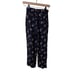 REFORMATION Straight Leg High Waisted Floral Pant Size 0 Black Orange Blue