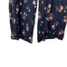 REFORMATION Straight Leg High Waisted Floral Pant Size 0 Black Orange Blue