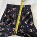 REFORMATION Straight Leg High Waisted Floral Pant Size 0 Black Orange Blue
