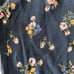 REFORMATION Straight Leg High Waisted Floral Pant Size 0 Black Orange Blue
