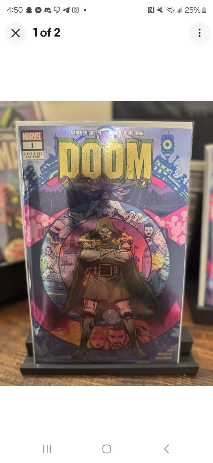 Doom #1 Full Foil Variant Ltd 1,500 Marvel ‘24 Whatnot NYCC Hot