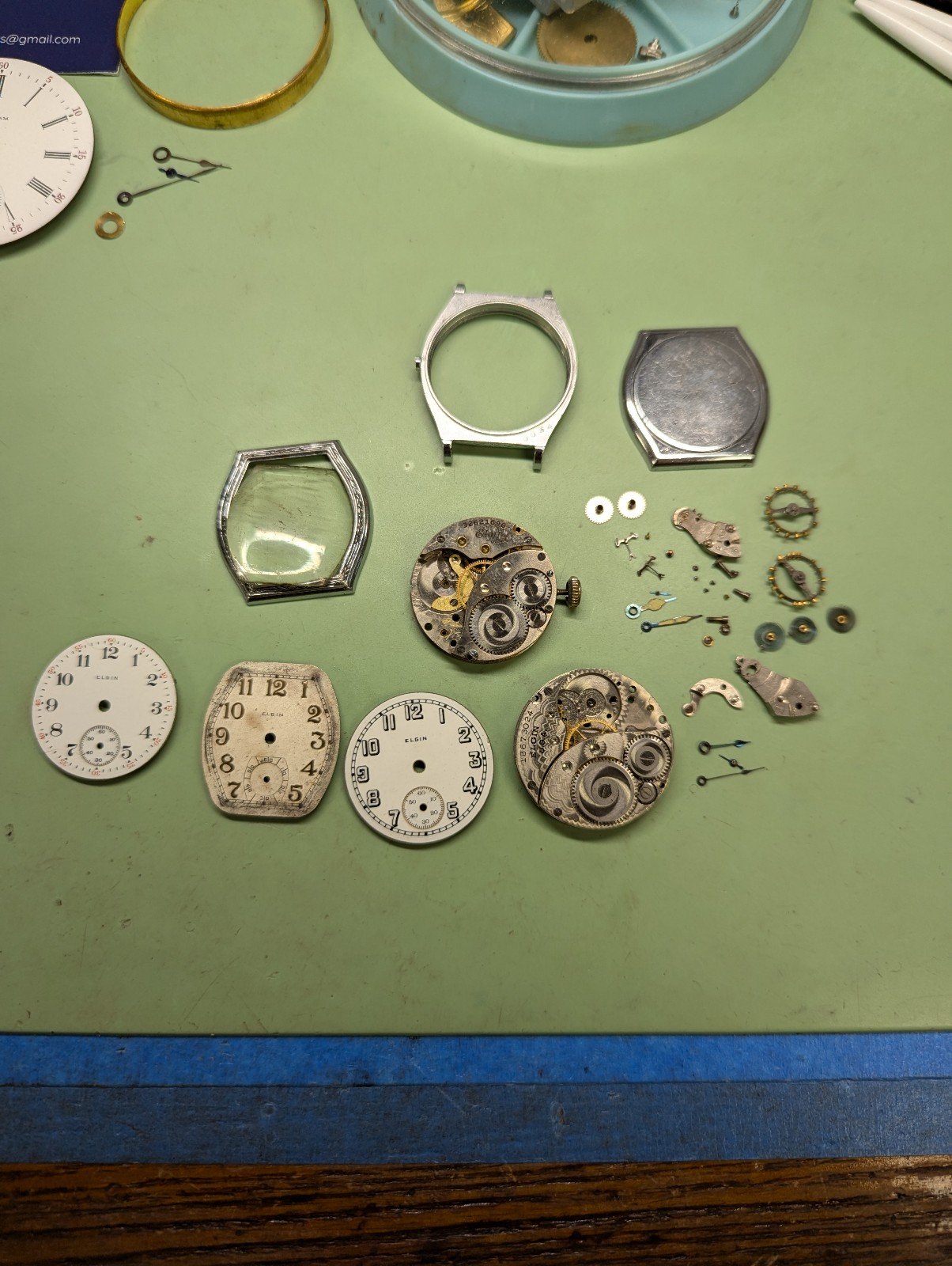 Elgin watch parts