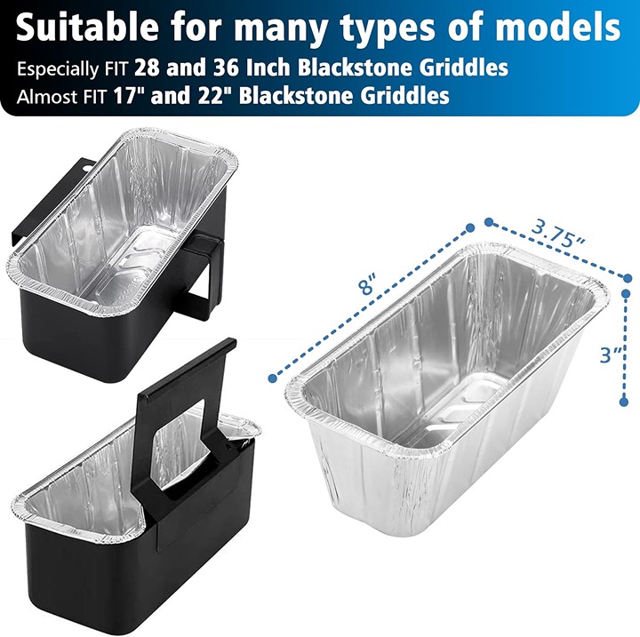 Matchwaves 20 Pack Blackstone Grease Cup Liners