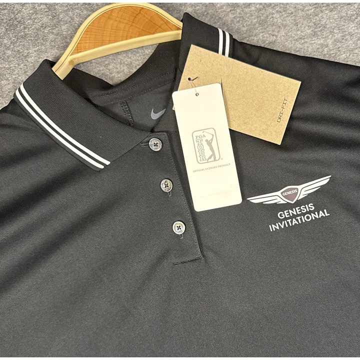 Genesis Invitational Nike Womens Golf Polo Shirt XL Black
