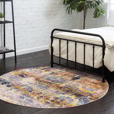 5' x 5' New Round Rug 49709