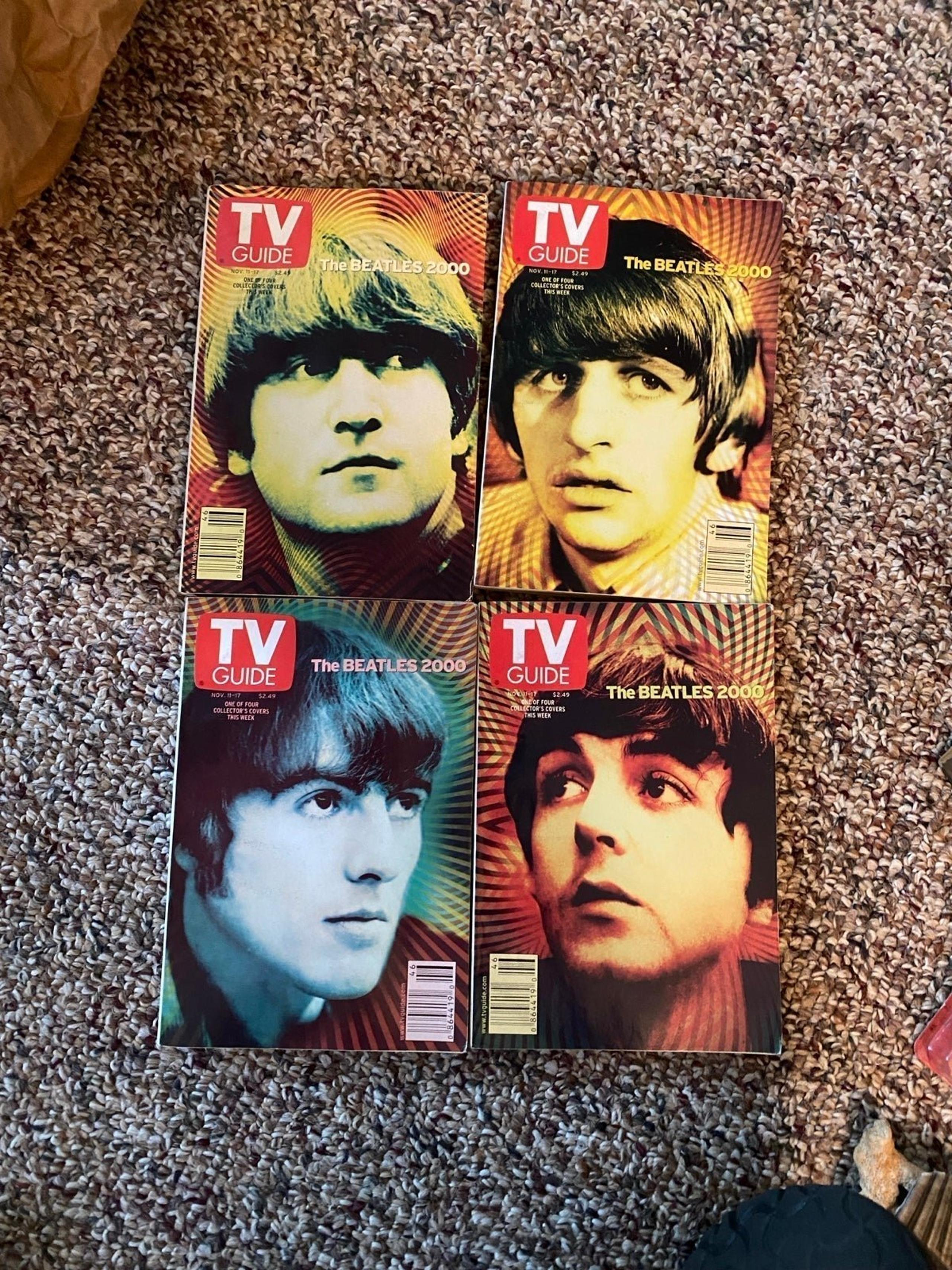 Beatles circa 2000/2001 TV guides