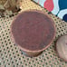 Handmade & Hand-stained Multi-wood Checkerboard Canister/Jar USA