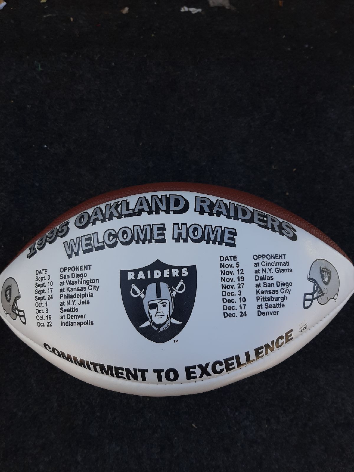 oakland raiders football welcome home 19