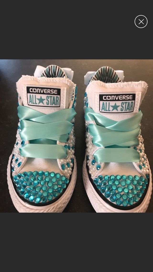 Bling Kids Converse made to order