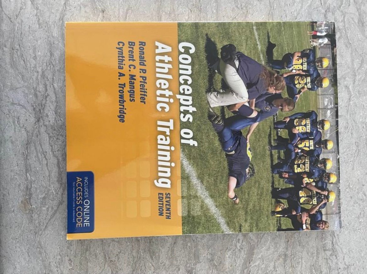 Athletic Training College Text Book