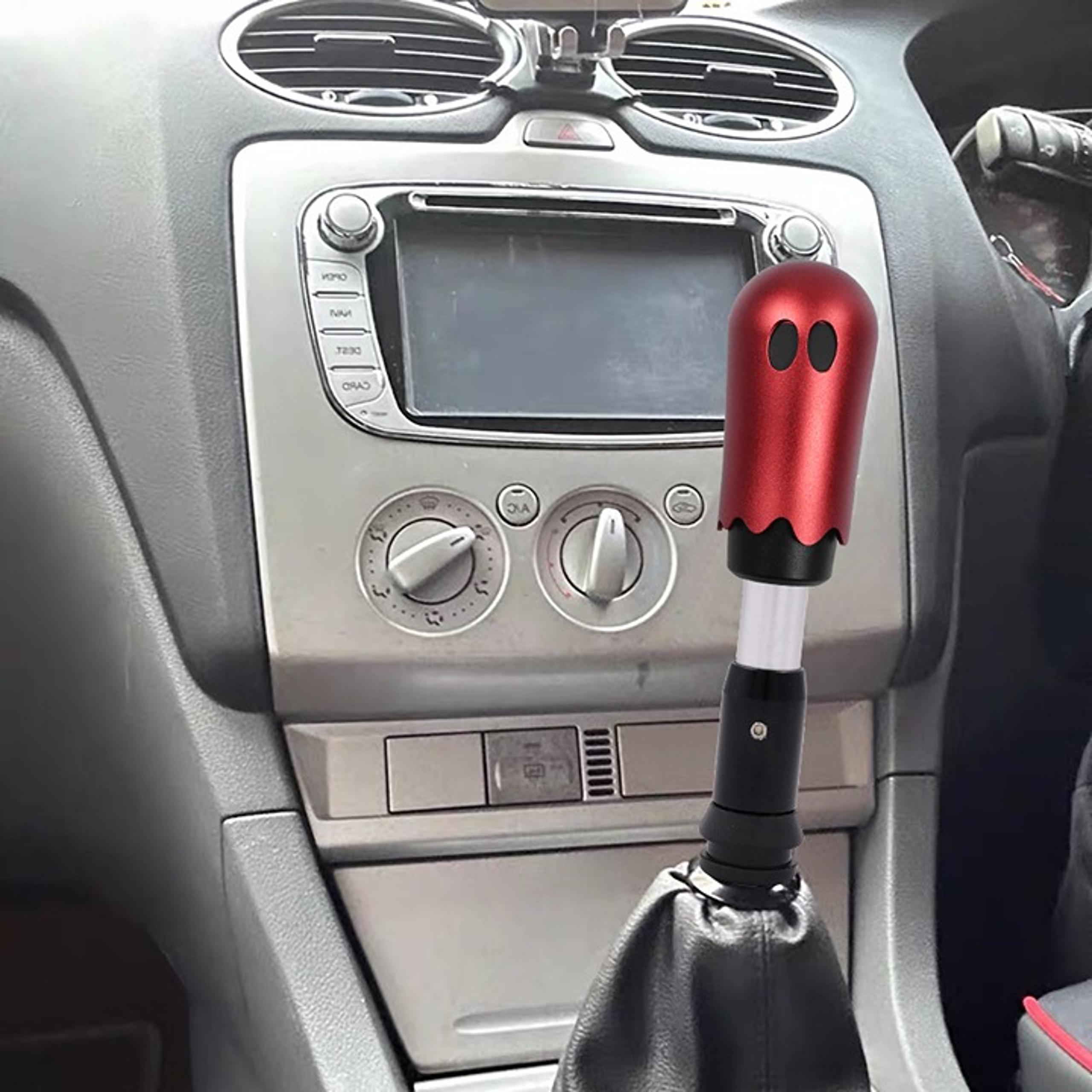New Universal Ghost Aluminum Red Automatic Gear Shift Knob Shifter Lever Head