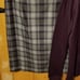 Purple And White Plaid Skirt