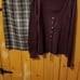 Purple And White Plaid Skirt