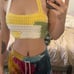 patchwork halter top
