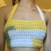 patchwork halter top
