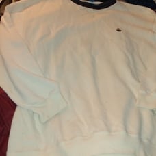 Gant large white cotton sweater