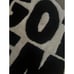 GUC 'Got 'Em' Black/White Pile Rug Size 22 x 23 Throw Rug