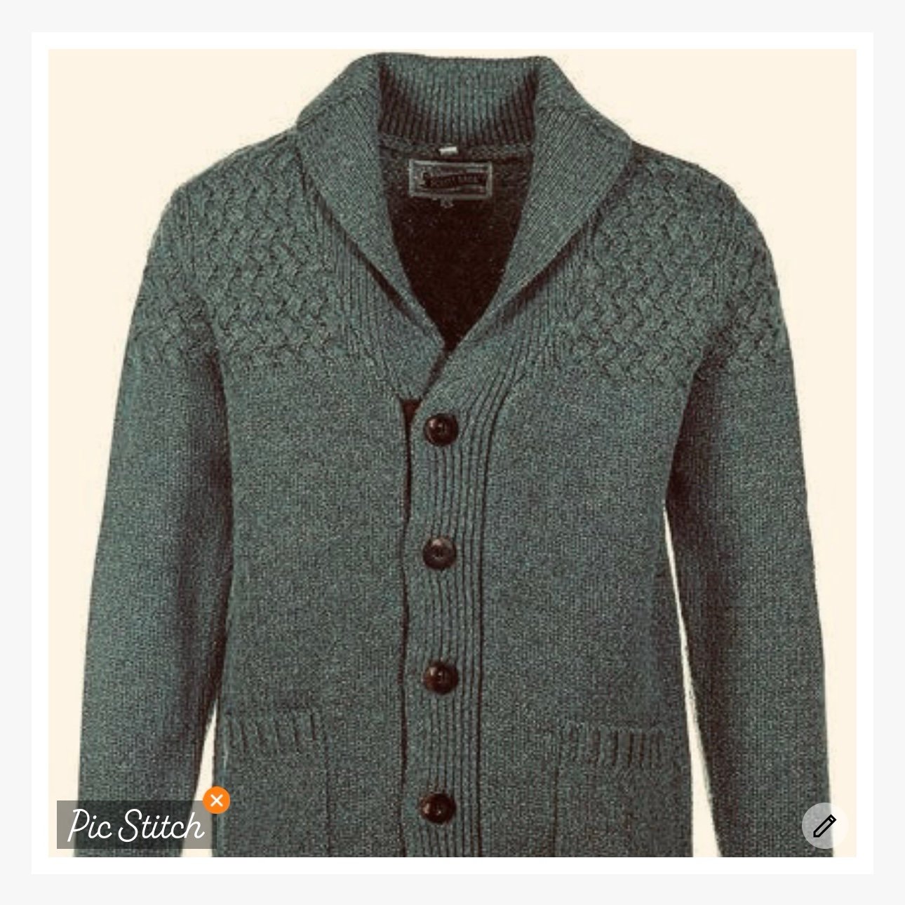 Schott Bros NYC Cardigan Sweater Sage Green Corduroy Patches -large -42 Bust