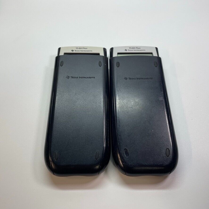 TI-84 Plus Texas Instruments Scientific Graphing Calculator Black Lot of 2