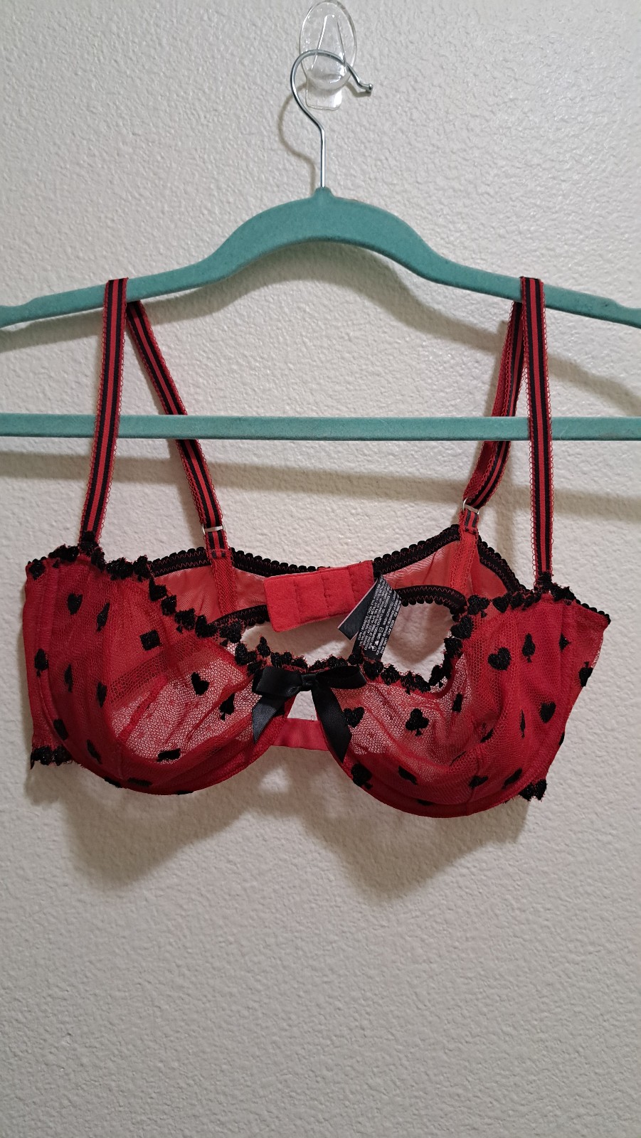 Sexy Little Things Victoria's Secret • Red Black Queen of Hearts Y2k Sparkle 36