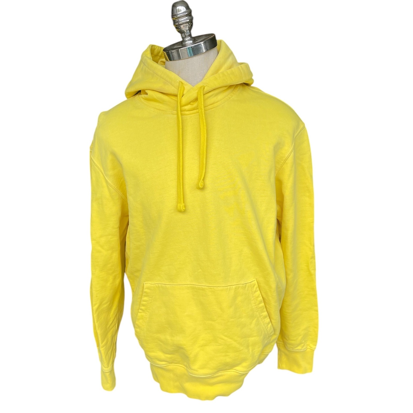 NWT American Eagle Yellow Hoodie Pullover Drawstring Kangaroo Pocket US L