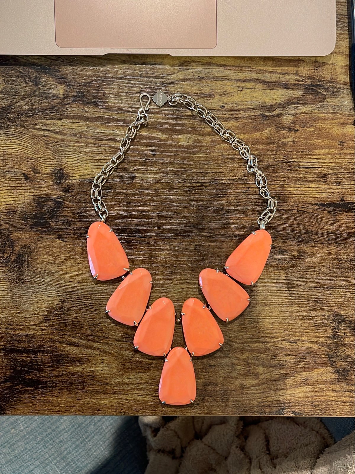 Kendra Scott Coral Statement Necklace