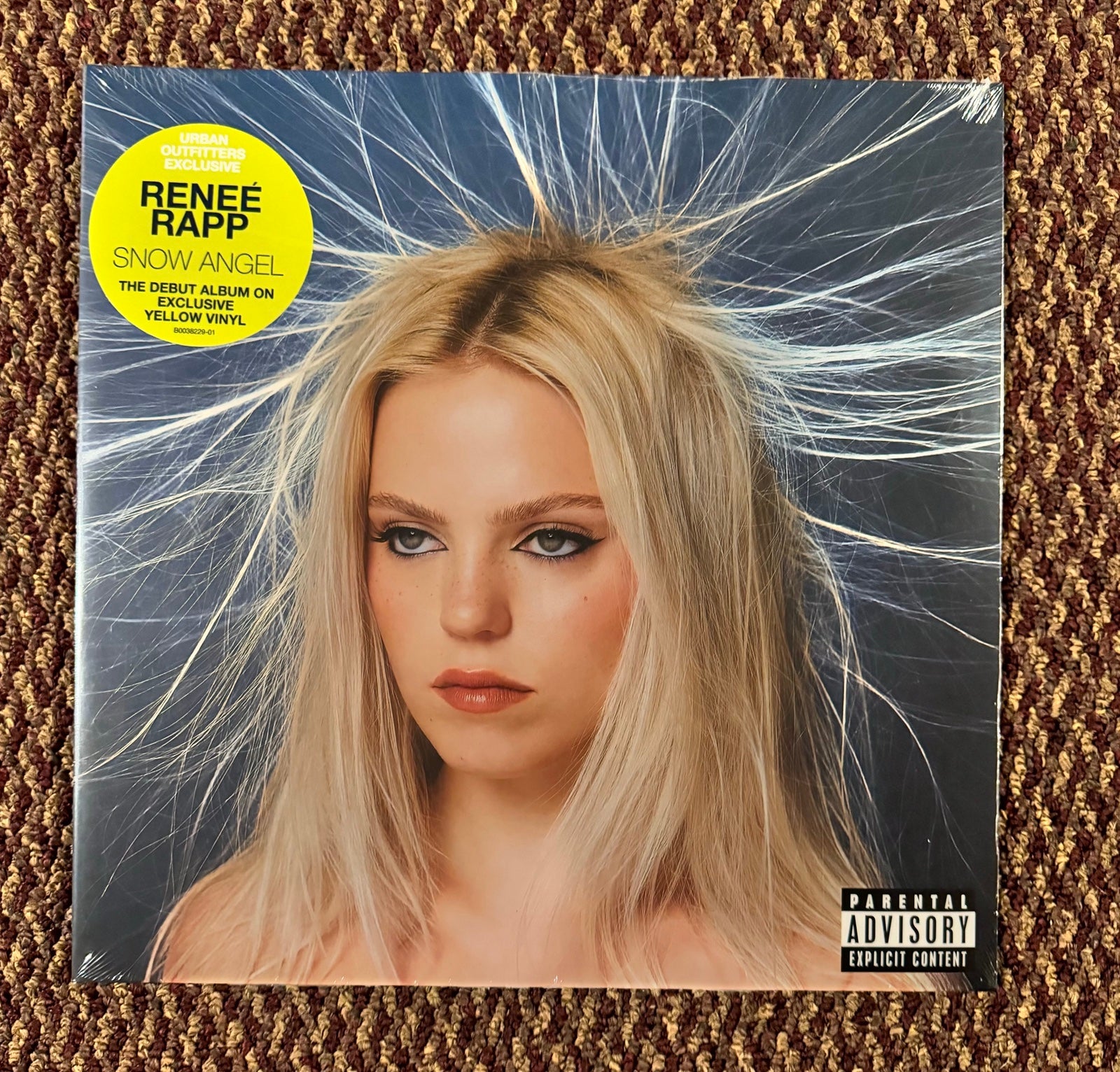 Renee Rapp Snow Angel Vinyl Highlighter Yellow Urban Outfitters Brand New Sealed