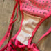 VS Vintage Very Sexy Strappy Grid Back Fishnet Cheeky Panty