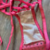 VS Vintage Very Sexy Strappy Grid Back Fishnet Cheeky Panty