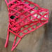 VS Vintage Very Sexy Strappy Grid Back Fishnet Cheeky Panty