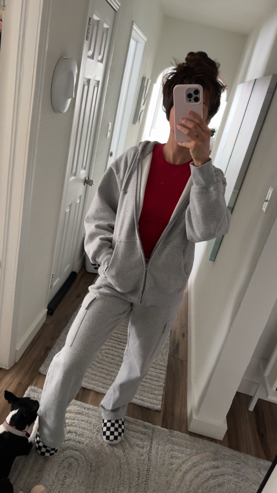 Aritzia boyfriend fit medium cozy fleece like new (jacket only)