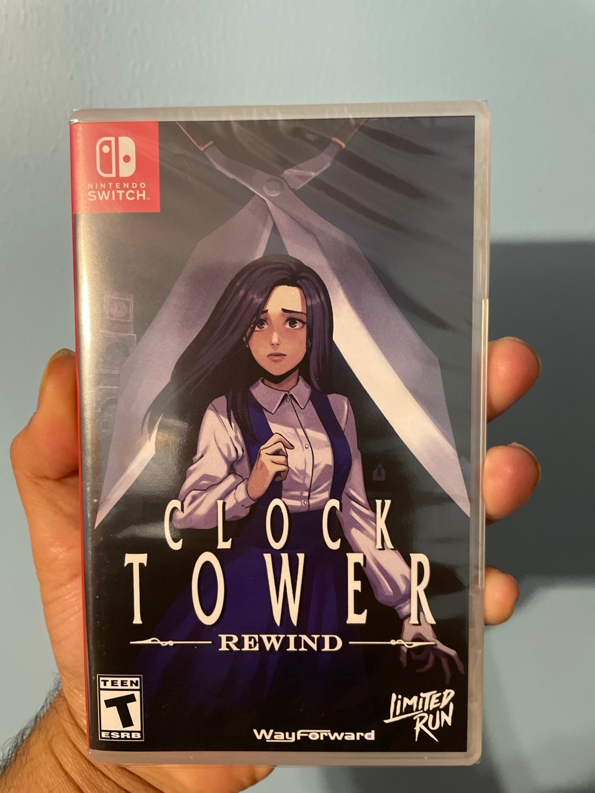 Clock tower rewind for the Nintendo switch