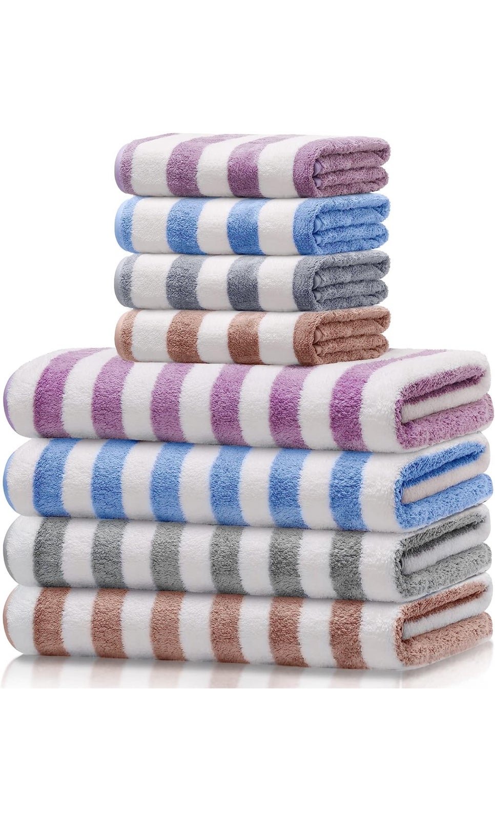 Microfiber Bath Towels 4 Colors